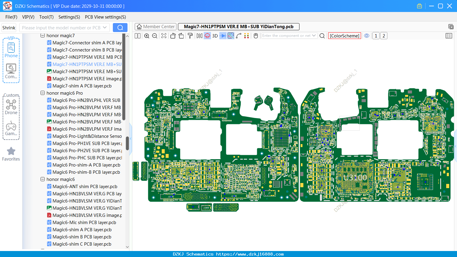 HONOR Magic7-HN1PTPSM VER.E MB+SUB bitmap